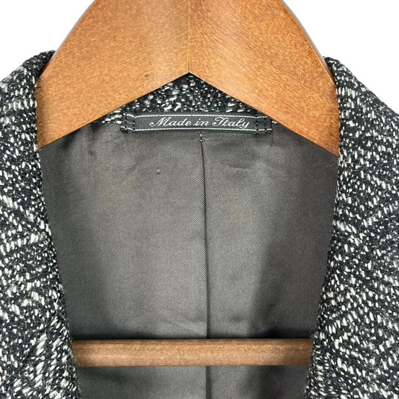 Lubiam Sportcoat Blazer Italian Tweed Wool Blend Gray Mens Sz 50L Martini Carl - Picture 4 of 7